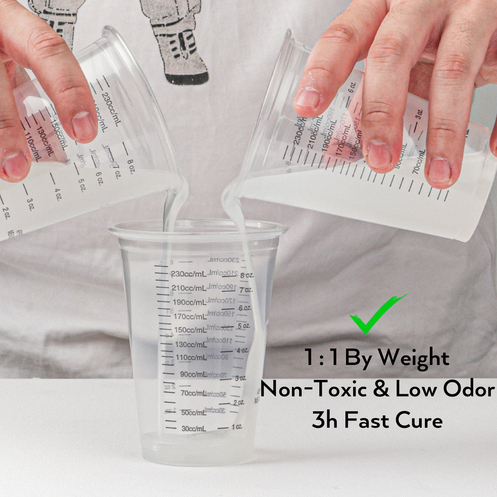 Nicpro Silicone Mold Making Kit 15A, 8.8lbs (140oz) Translucent 3D Silicone Rubber Mold Making,Strong and Food Safe for Casting Resin, Soap, Candle, Clay, DIY Silicone Molds with Gloves, Sticks & Cups