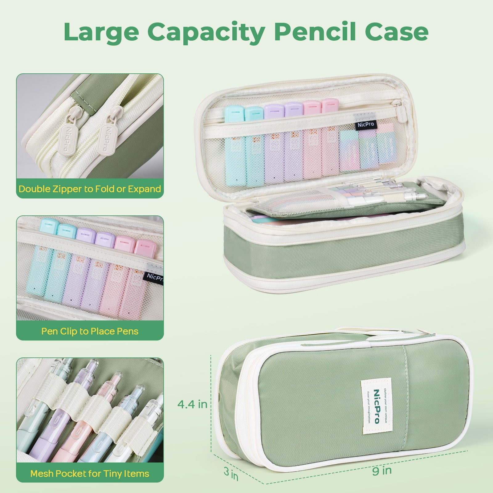 Nicpro 76PCS Bible Study Supplies Journaling Kit with Tabs, Notebook, Highlighter and Pen Case - Annotation Kit, Study Group Essentials Accessories Set for Women, Students, Beginner Christian Gifts