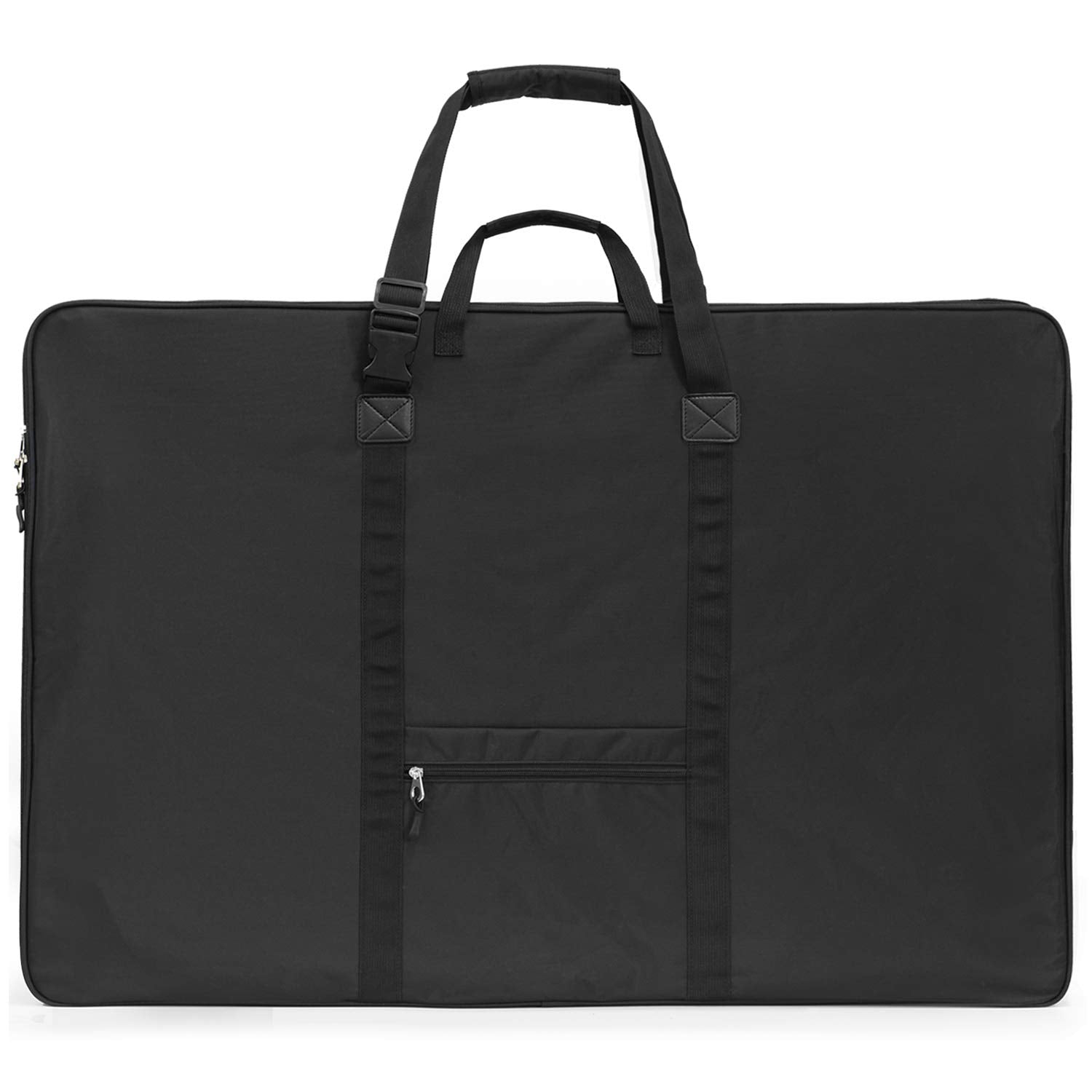 Nicpro Art Portfolio Bag 23 x 31 Inches, Waterproof Nylon Artist Carrying Bag Soft Sided with Shoulder Strap, Storage Case for Artwork Sketch, Drawing, Canvas, Photography, Poster, Solar Panel