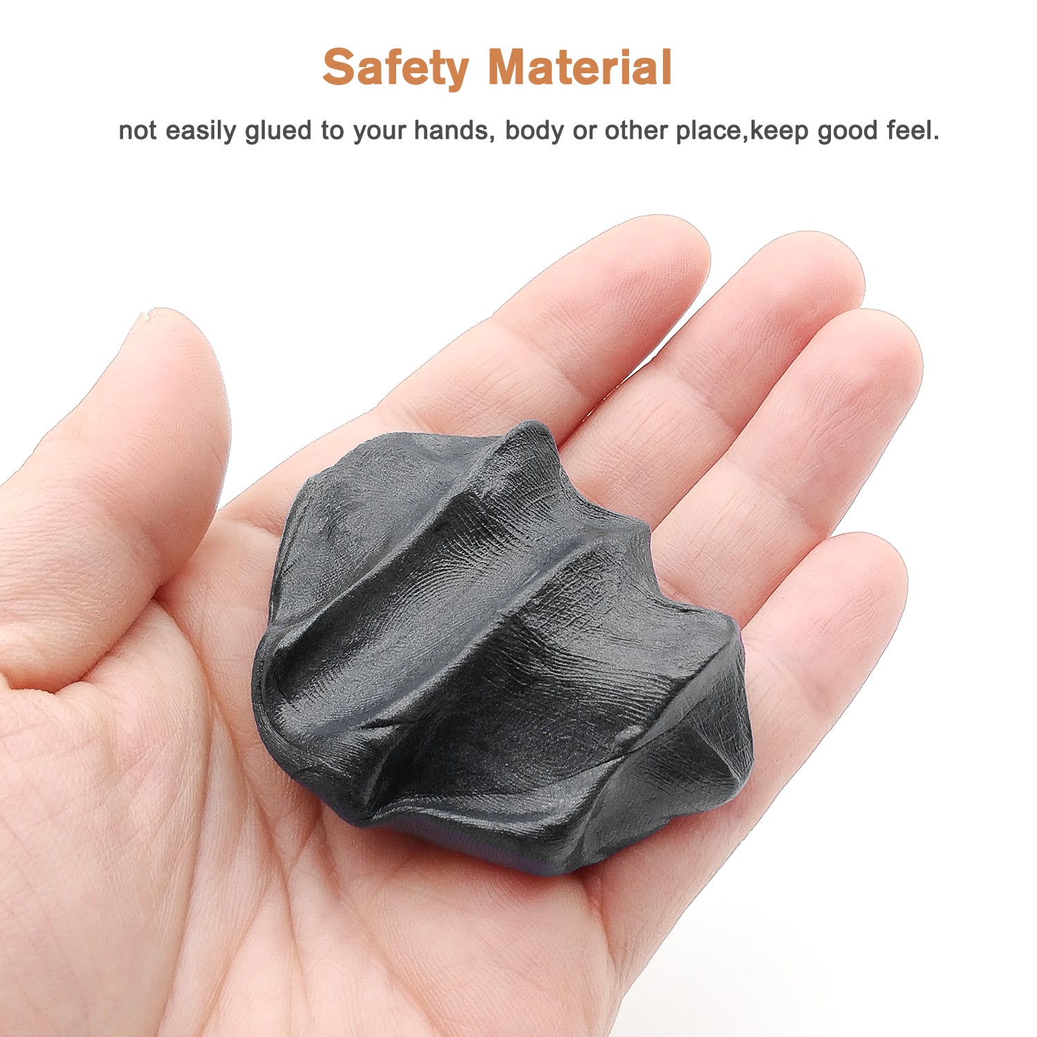 Nicpro Magnetic Slime Putty, Black Magnetic Putty Slime Supplies Space Toy Stress Reliever Kids Adults Fun 4 Monster Eyes