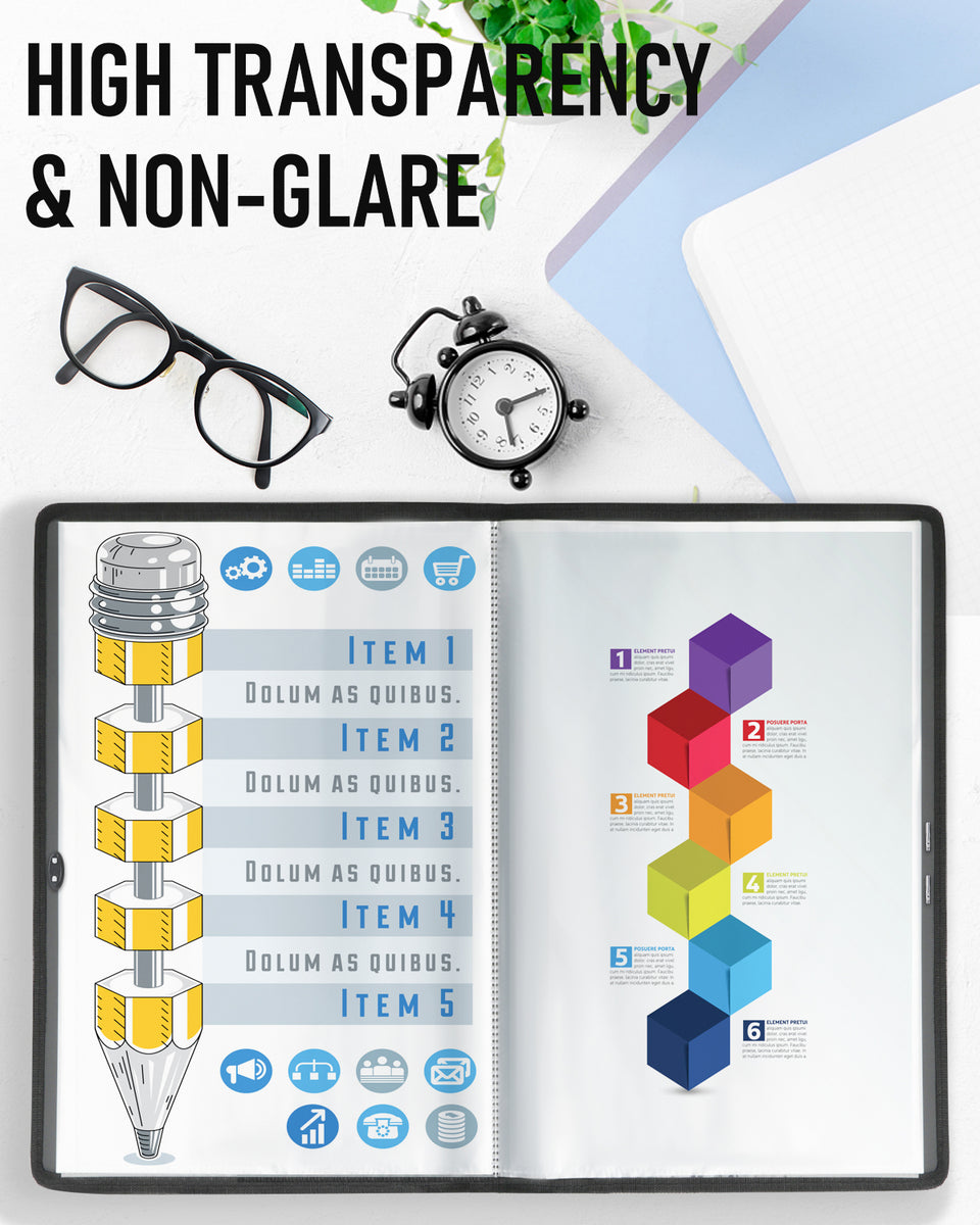 Nicpro Art Portfolio 11x17, Upgraded Large Portfolio Folder for Artwor