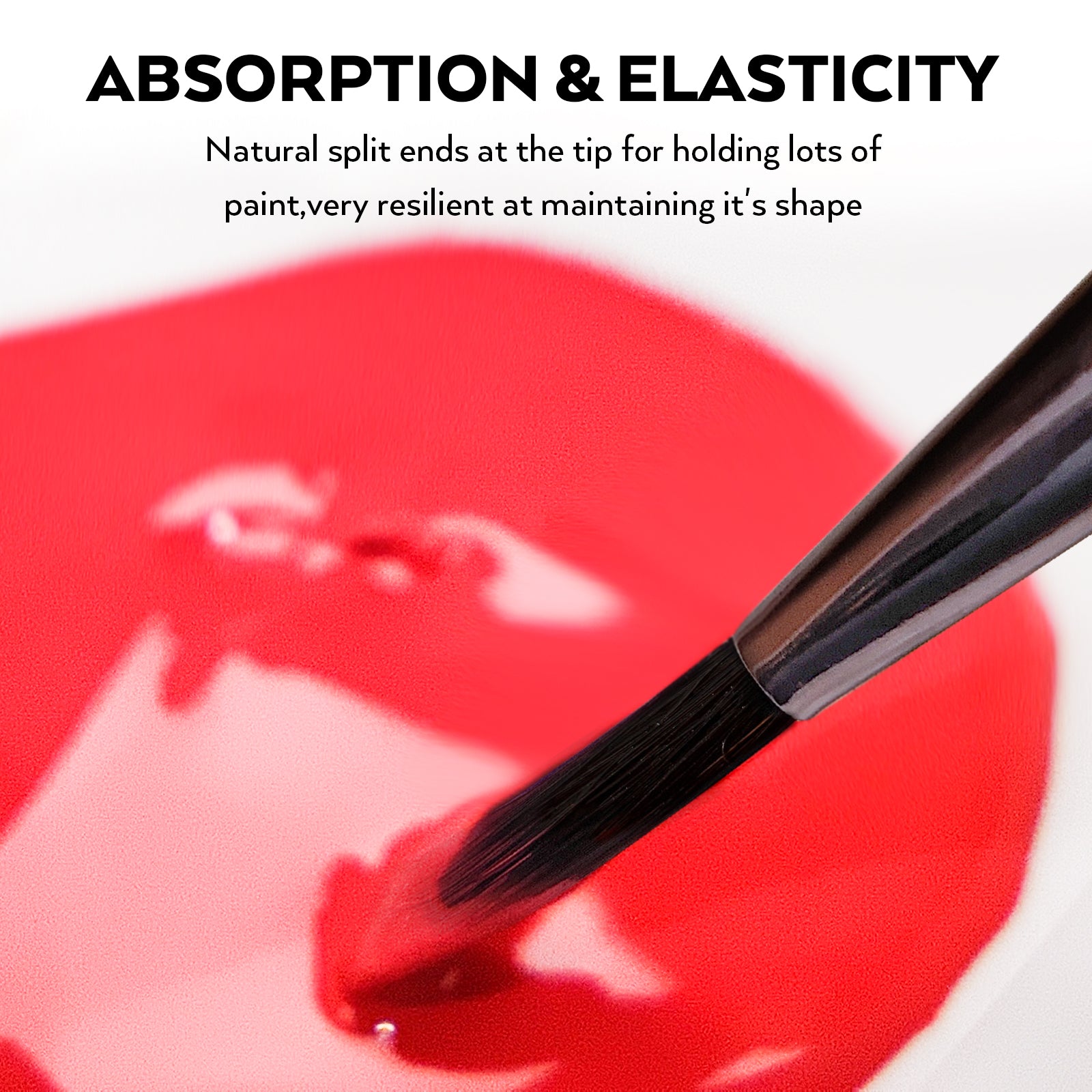 Nicpro 16 PCS Detail Paint Brushes, Small Detail Paint Brush Set Fine Tip Professional Miniature Painting Artist Set for Micro Watercolor Oil Acrylic Craft Models Rock Army Paint by Number for Adult