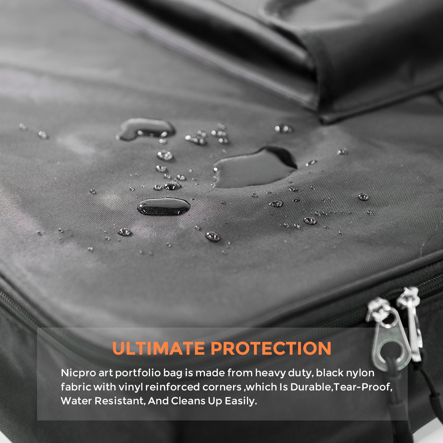 Nicpro Upgrade Art Portfolio Bag 24 x 36 Inches Waterproof Artist Carrying Bag Hard Sided Sturdy with Strap,Storage for Artwork Sketch Drawing Photography