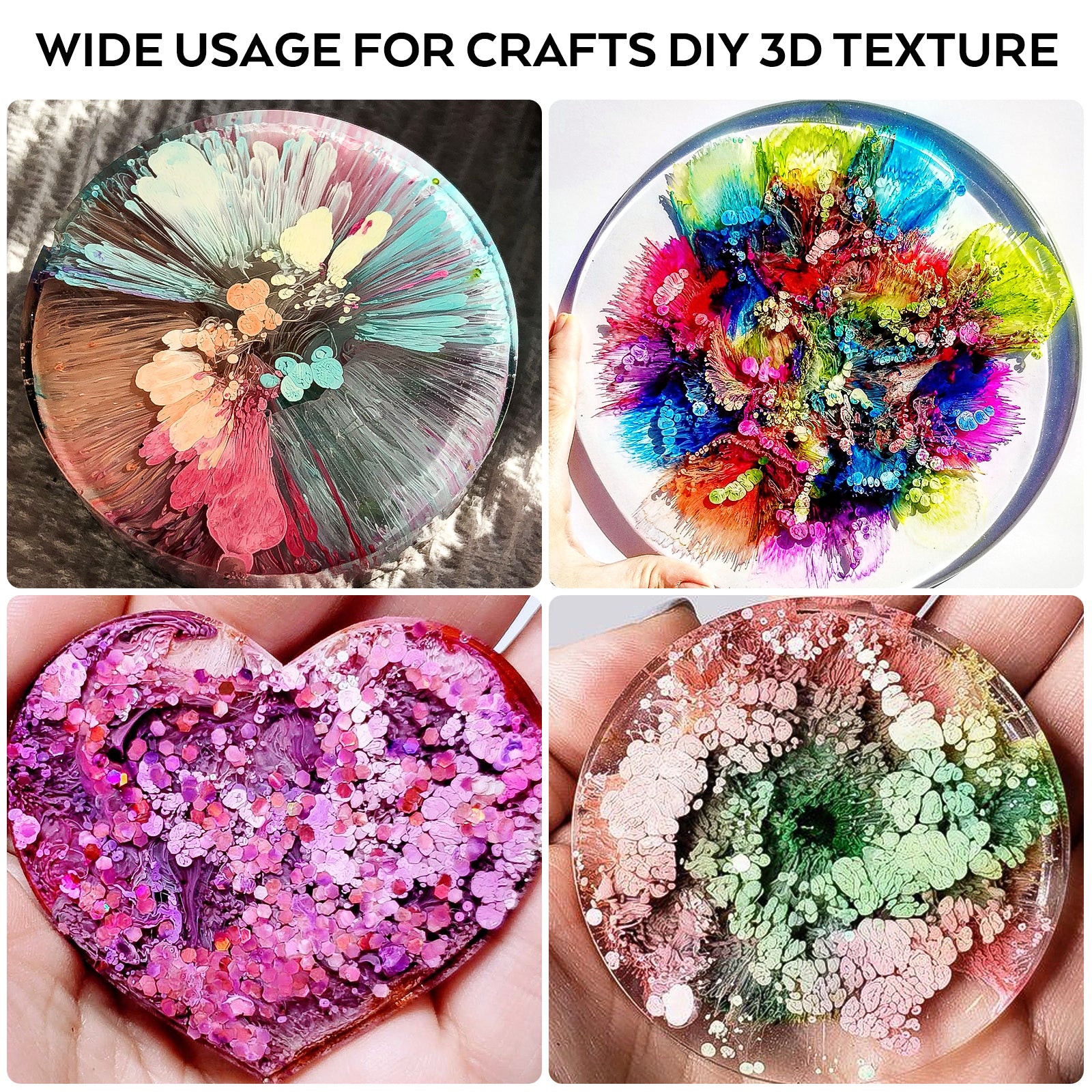 Nicpro Resin Alcohol Ink Set 24 Colors, Concentrated Dye Liquid Alcohol-Based Pigment for Epoxy Resin Paint Craft DIY, Painting, Tumbler, Molds & Jewelry Making