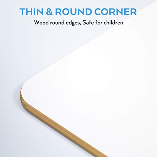 Nicpro 12 Pack Dry Erase Lapboard Set Small Kid Whiteboard 9 x 12 inches Double Sided with 18 Water-Based Pens and 6 Erasers Learning Mini Bulk White Board for Student and Classroom Use