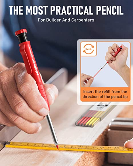 Carpenter's Pencil Set 5PCS, Contractor's Tools