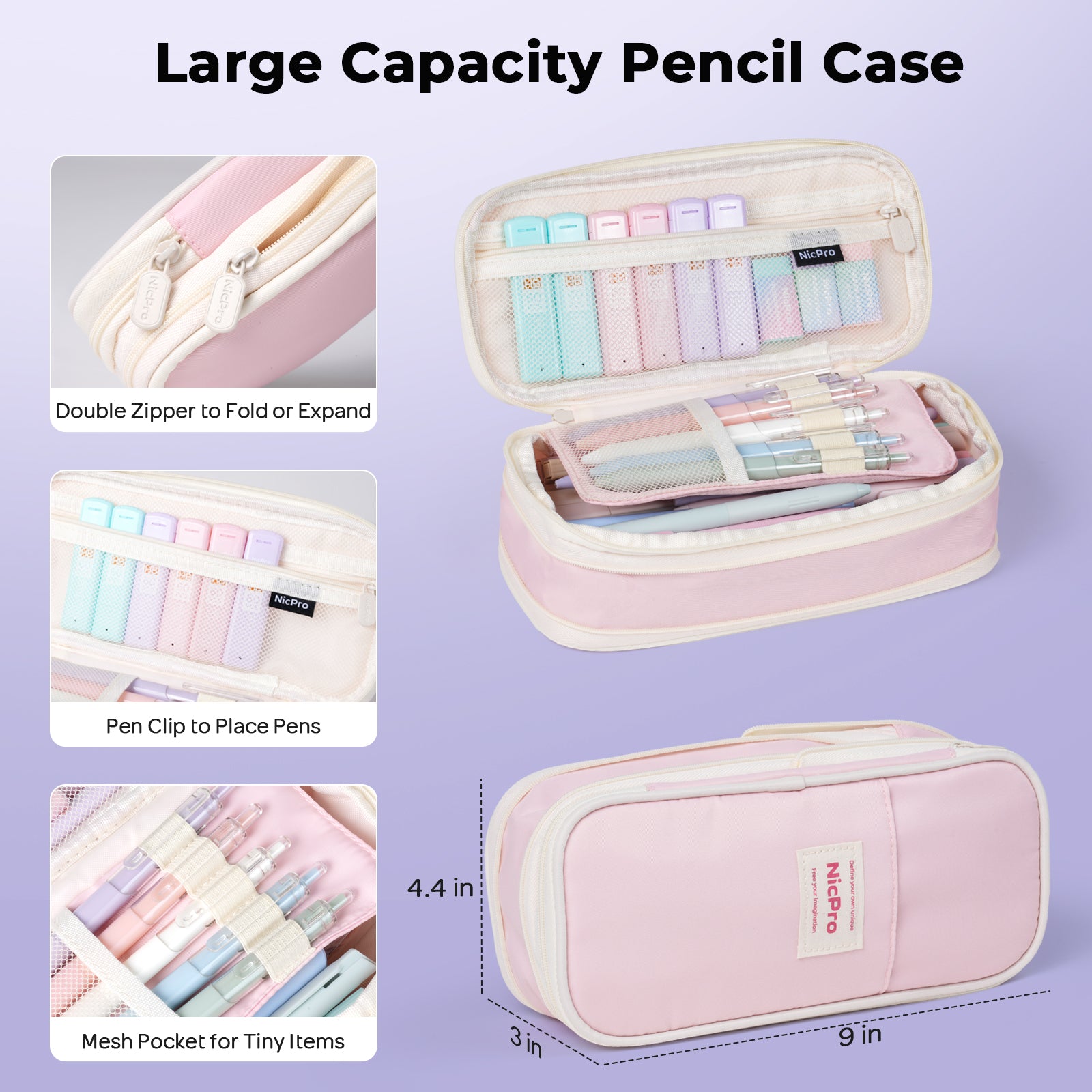 Nicpro Bible Journaling Kit, 76PCS Bible Study Supplies with Tabs, Notebook, No Bleed Highlighter and Pens, Bible Study Group Essentials Accessories Set for Students Women Christian Gifts