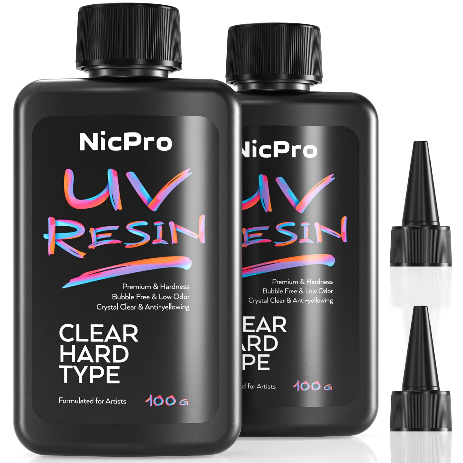  Nicpro 0.75 Gallon Deep Pour Epoxy Resin Kit, 2 to 4 Inch Depth  Crystal Clear & High Gloss, Bubble Free Epoxy Resin for Craft River  Table,Wood Filler, Bar Top, Coating Casting