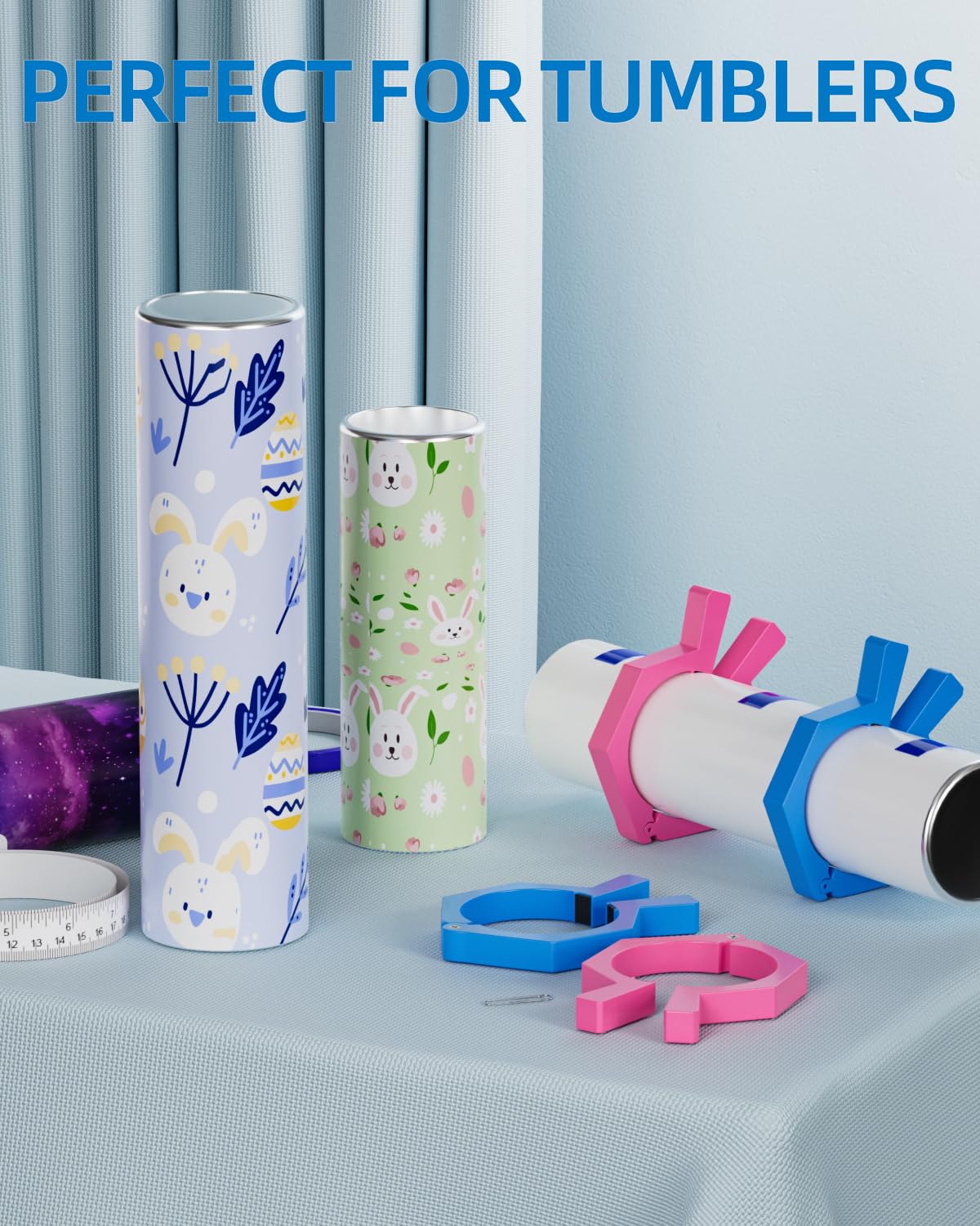 4 Packs Pinch Perfect Tumbler Clamp, Sublimation Tumblers Pinch For 15 & 20  Oz Tumblers, For Taping