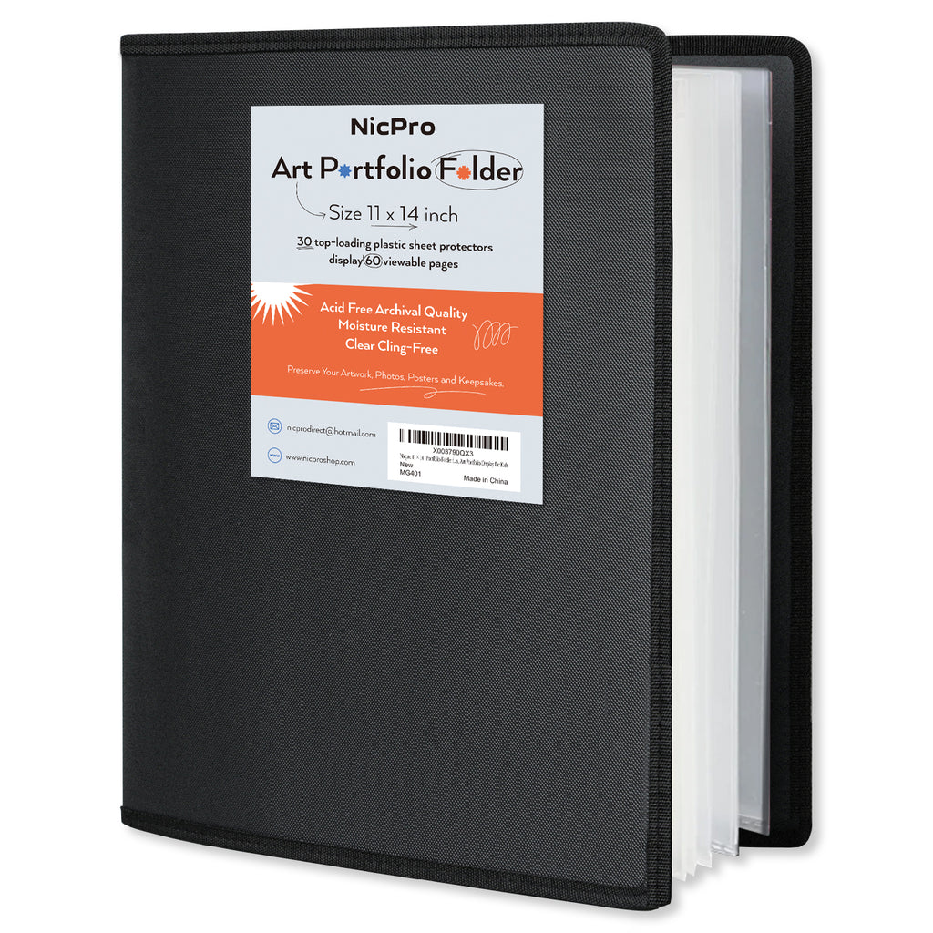 The Art Profolio Multi-Ring 24x36 Refillable Binder by Itoya® with  Polyglass® pocket pages - Picture Frames, Photo Albums, Personalized and  Engraved Digital Photo Gifts - SendAFrame