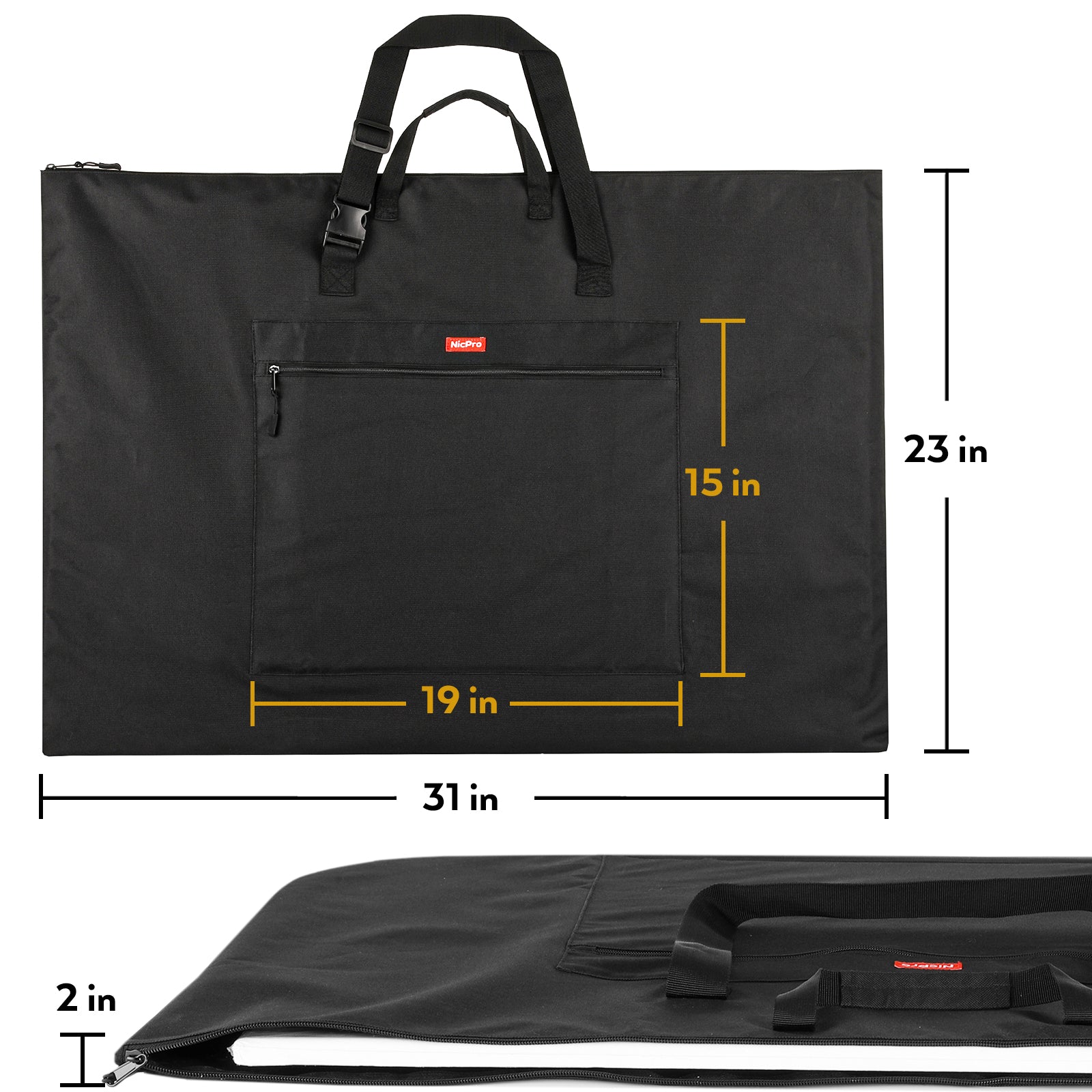 Artist Portfolio Backpack Carry Shoulder Bag Drawing Board Tools