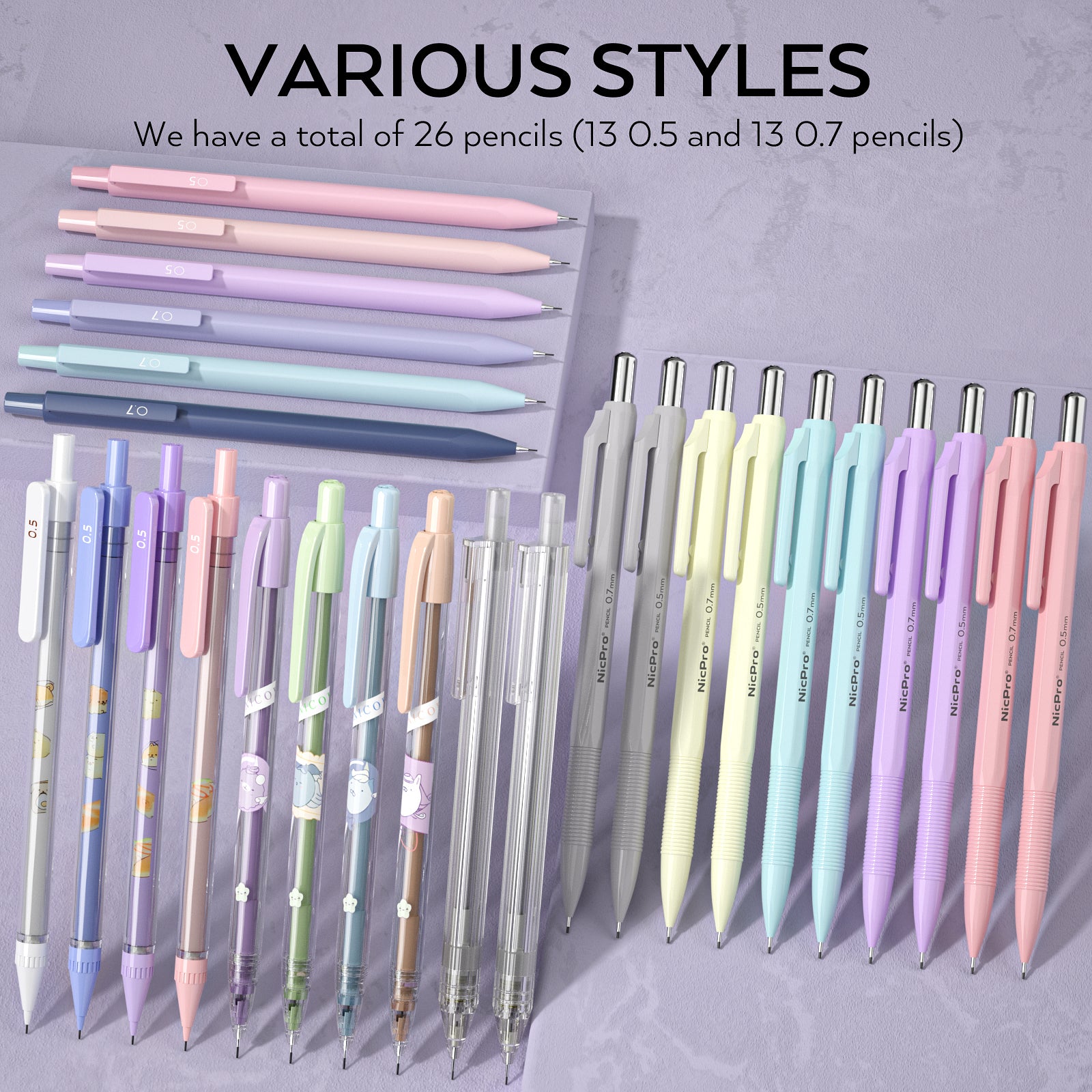 8 Sets Graphite Pencil HB Kawaii Sketch Drawing Pencils for Kids 2023  School Art Supplies Student Stationery Writing Pencils - AliExpress