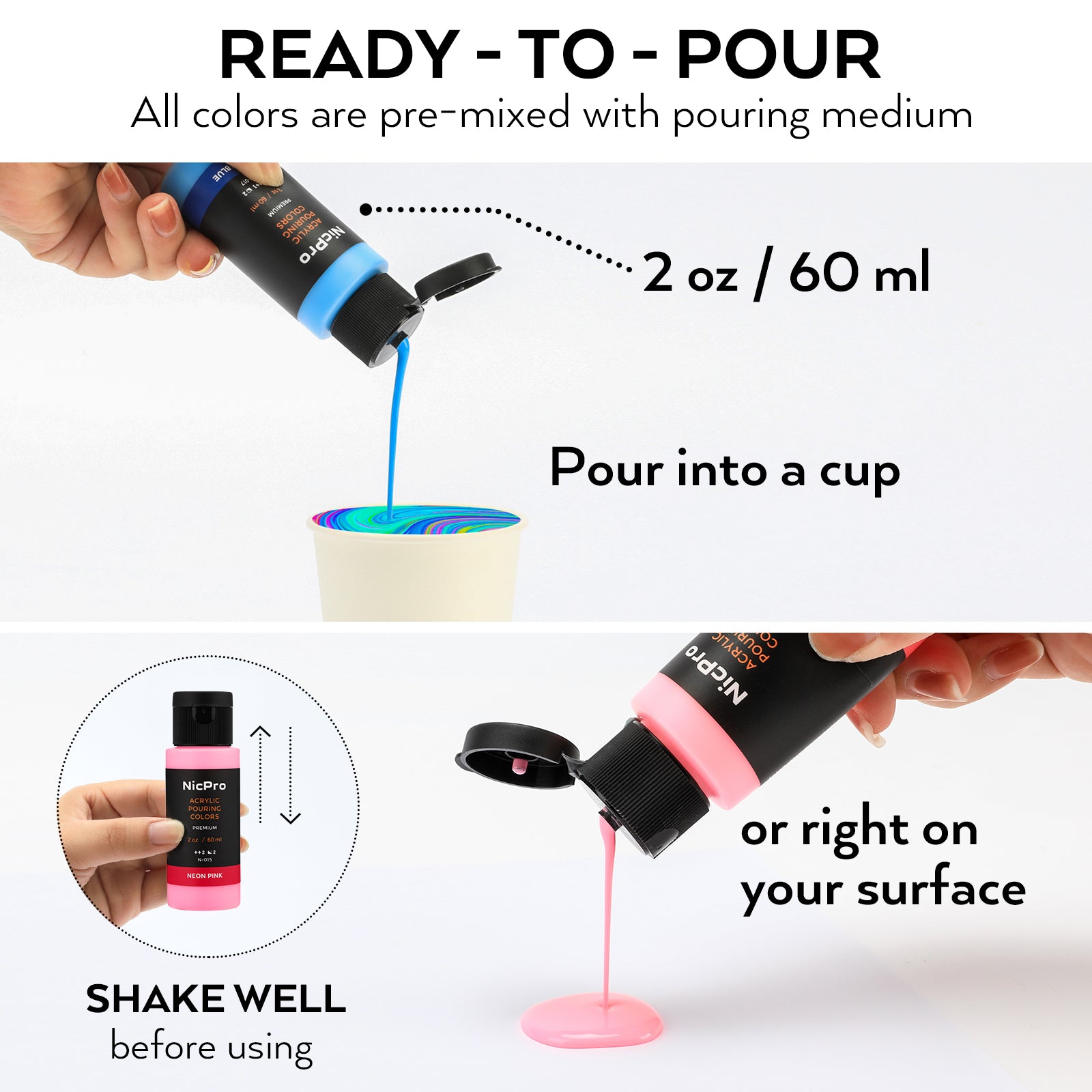 Create with the Color Pour Essentials Value Kit 