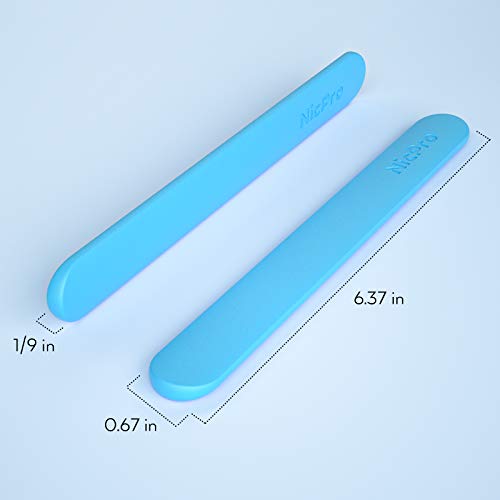 Nicpro 4PCS Silicone Stir Sticks, Reusable Silicone Popsicle Sticks Tools for Mixing Resin, Epoxy, Liquid, Paint, Making Glitter Tumblers