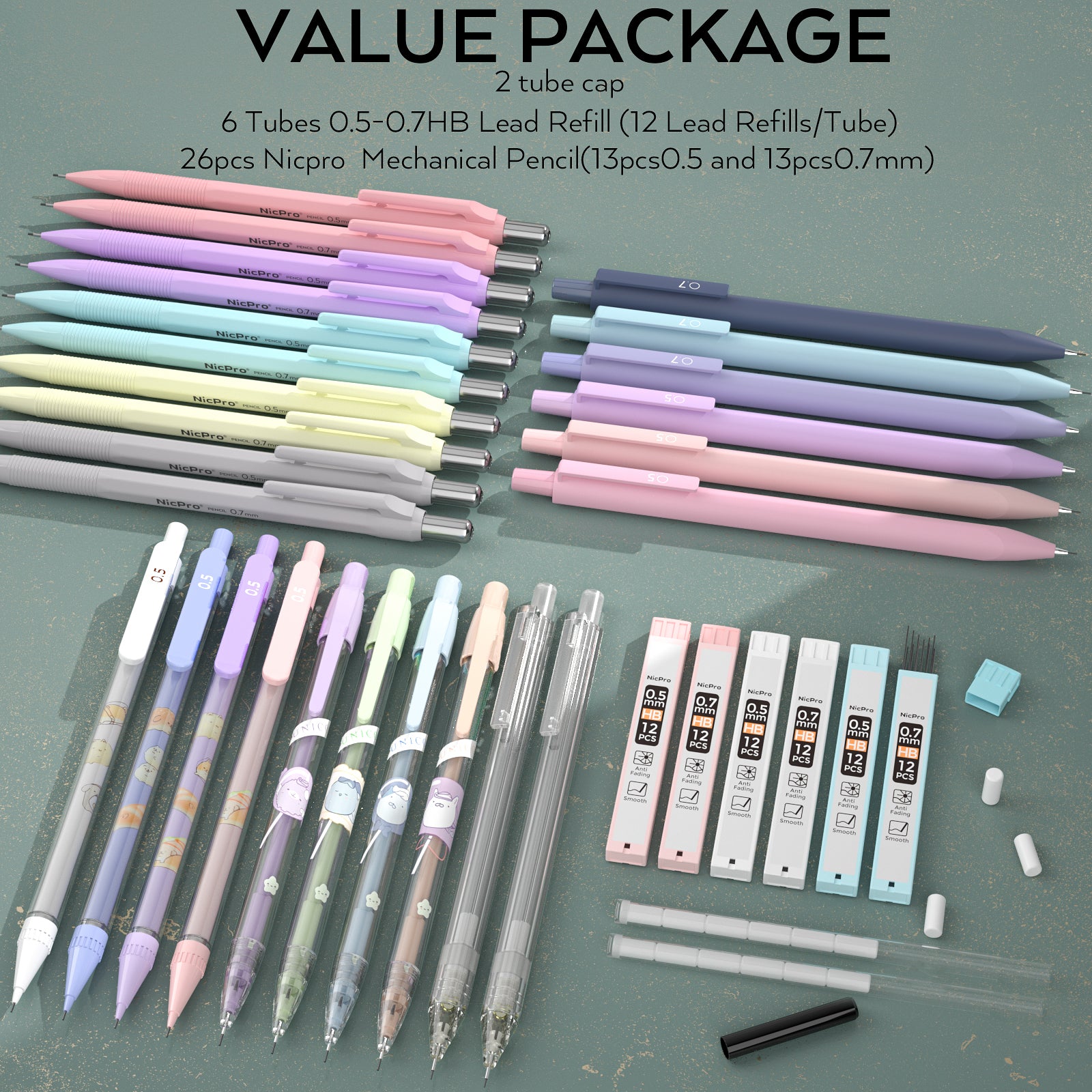 Wholesale sketching pencil set white pen For Drawing And Writing 