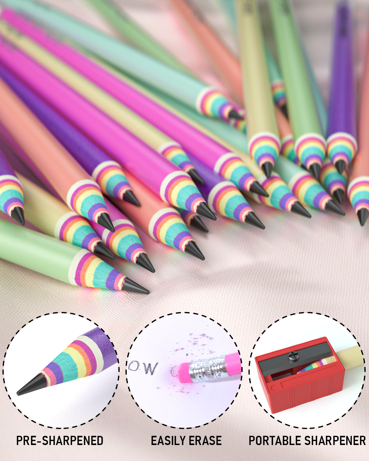 High quality 24pcs oil colored pencils drawing set and bulk