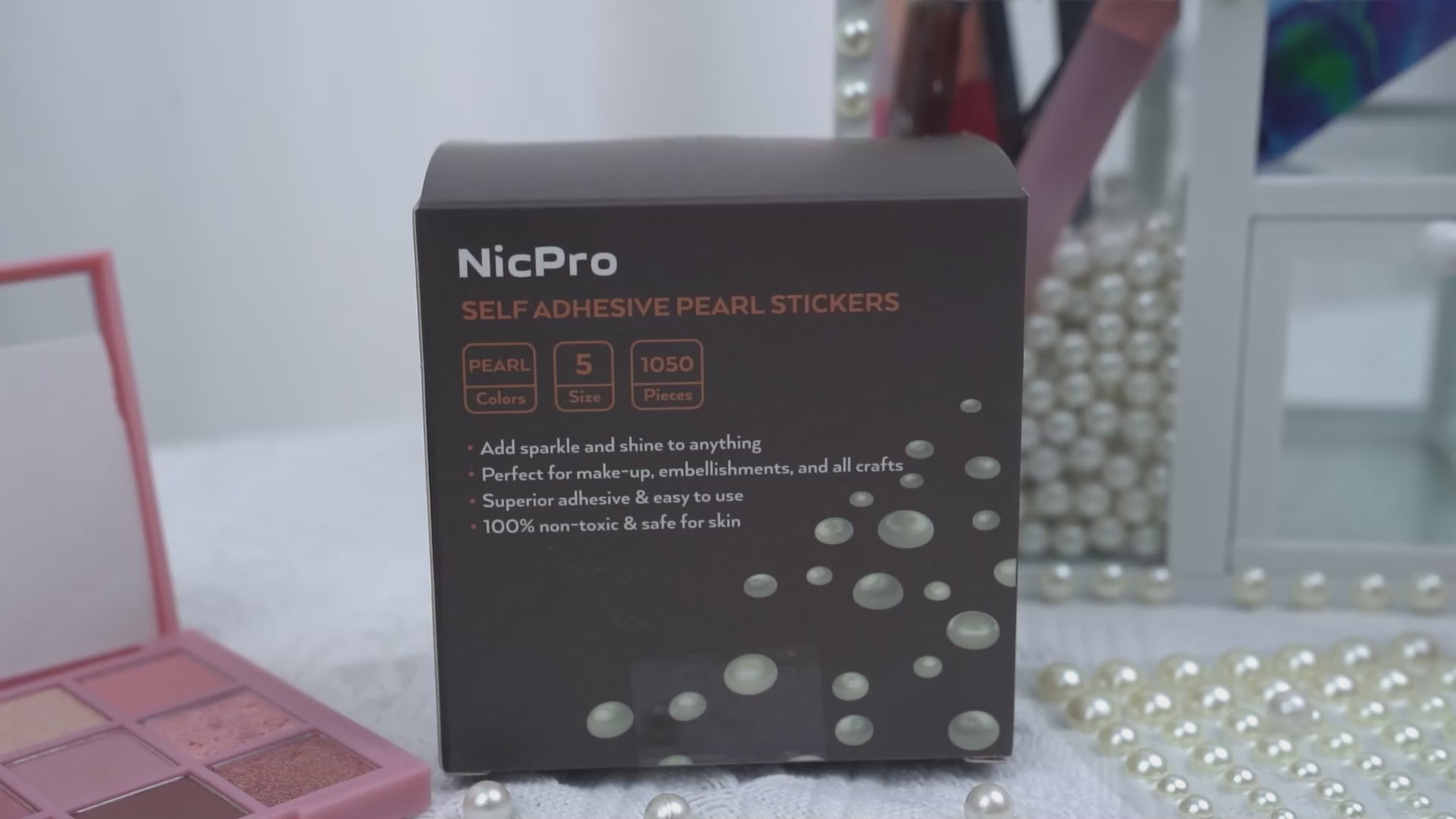 Rhinestone Stickers 4950 PCS, Nicpro Self Adhesive Face Gems Stick on